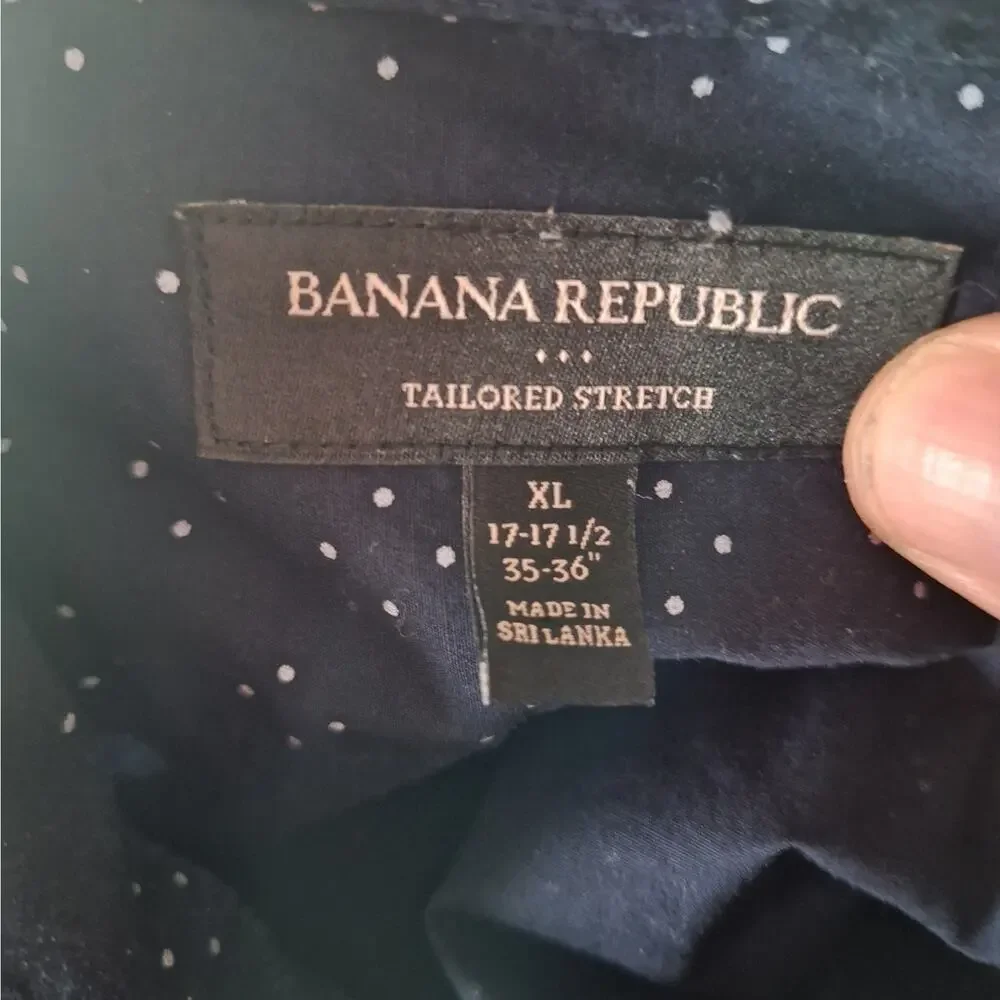 Banana Republic Black/ White Dot 